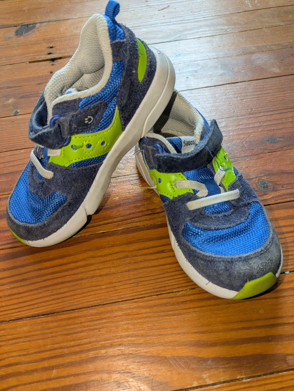Saucony Velcro Kids Sneakers- Size 10 Toddler